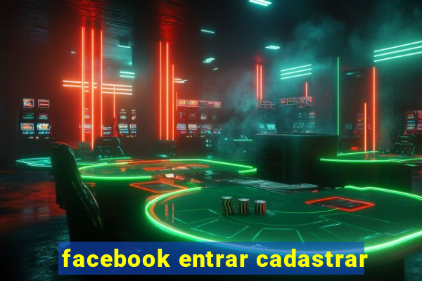 facebook entrar cadastrar